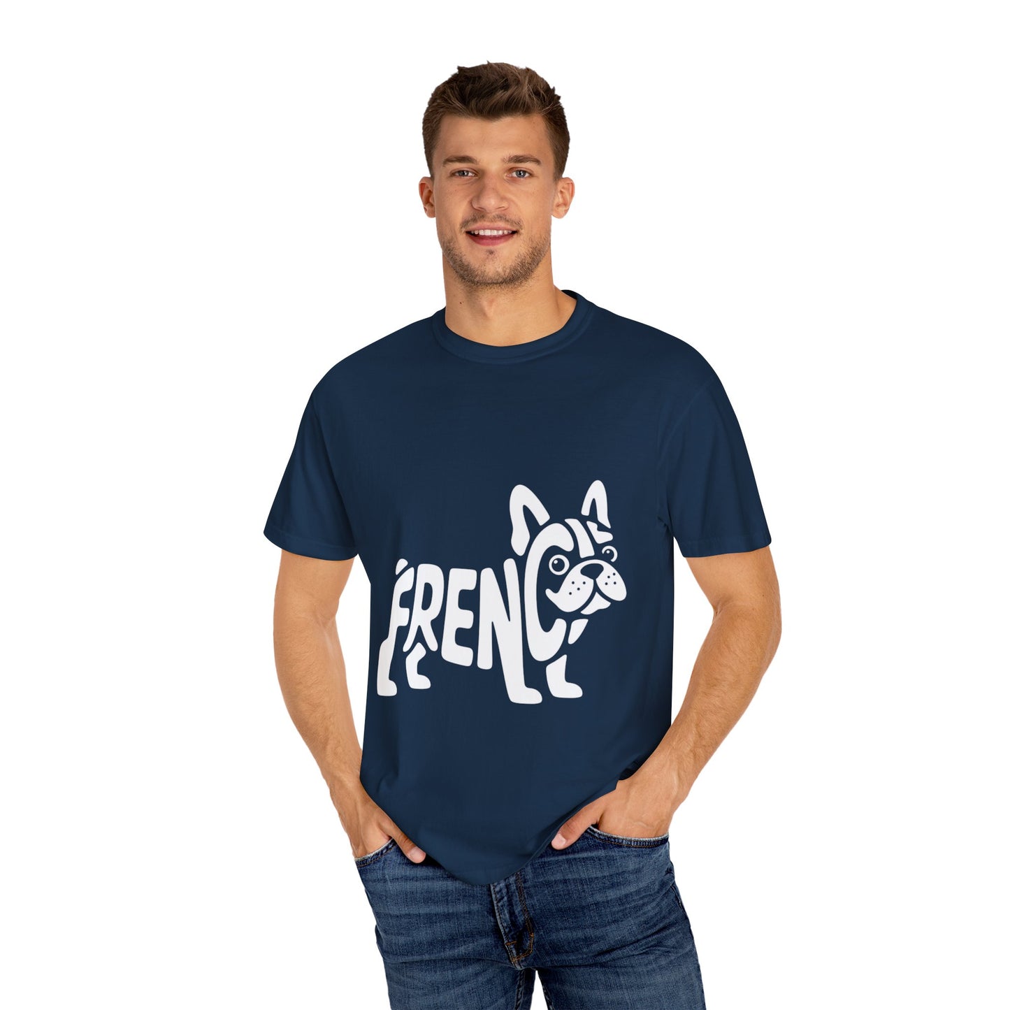 Frenchie Silhouette Tee – Bold French Bulldog Graphic Shirt