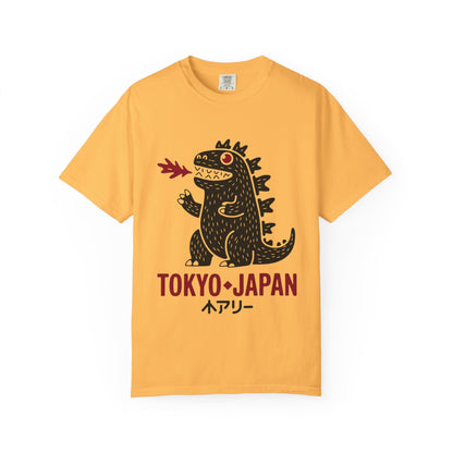Tokyo Kaiju Tee – Cute Fire-Breathing Monster Graphic Shirt