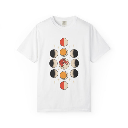 Lunar Phases Tee – Vintage Moon Cycle Graphic Shirt