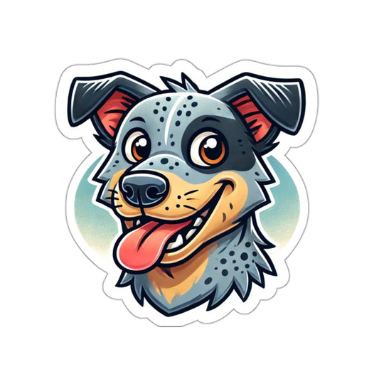 Australian Cattle Dog (Blue Heeler) Die-Cut Vinyl Sticker | Waterproof Pet Lover Decal