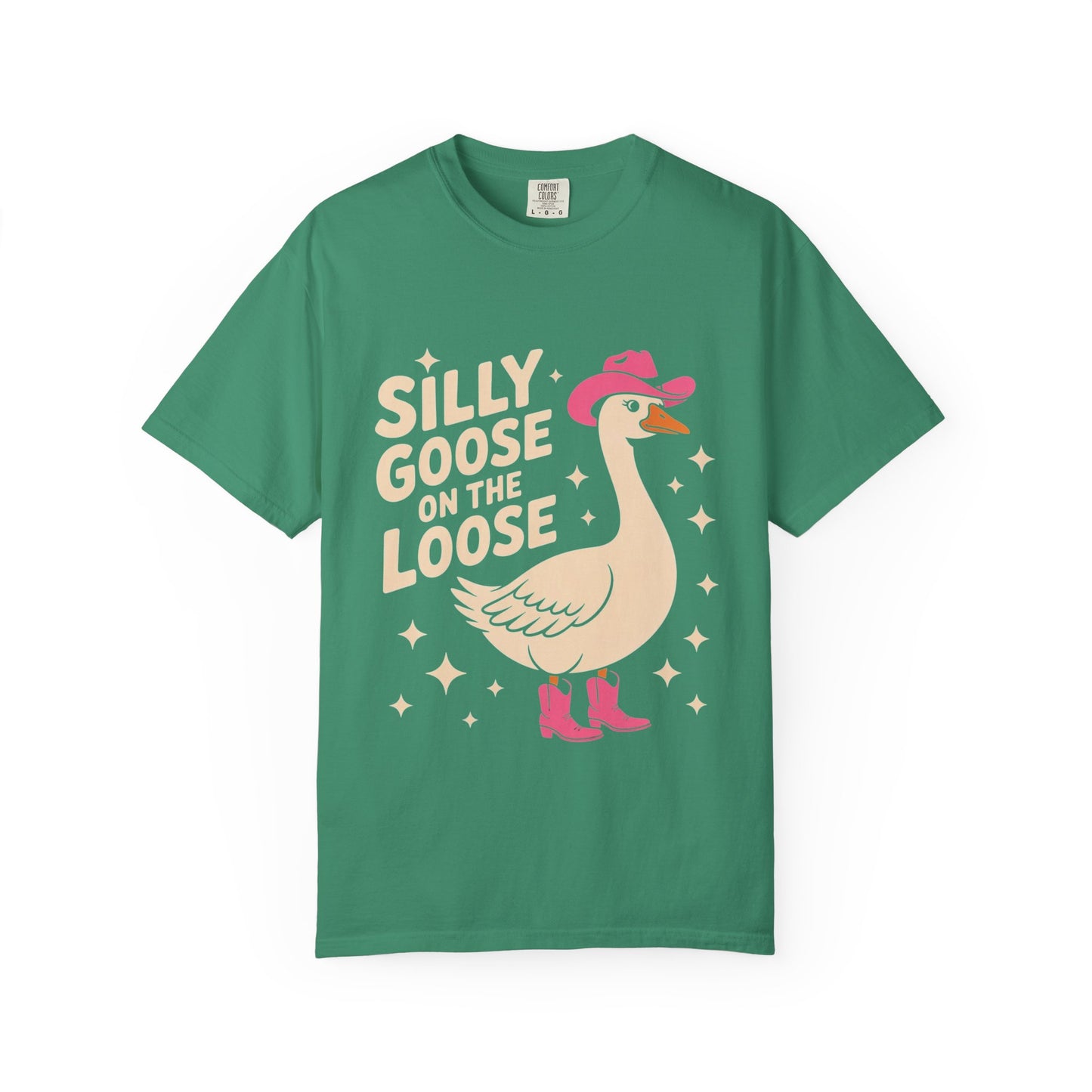 Silly Goose on the Loose Tee – Funny Cowboy Comfort Colors T-Shirt