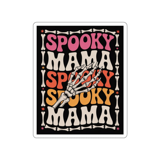 Spooky Mama Sticker – Die-Cut Vinyl Sticker