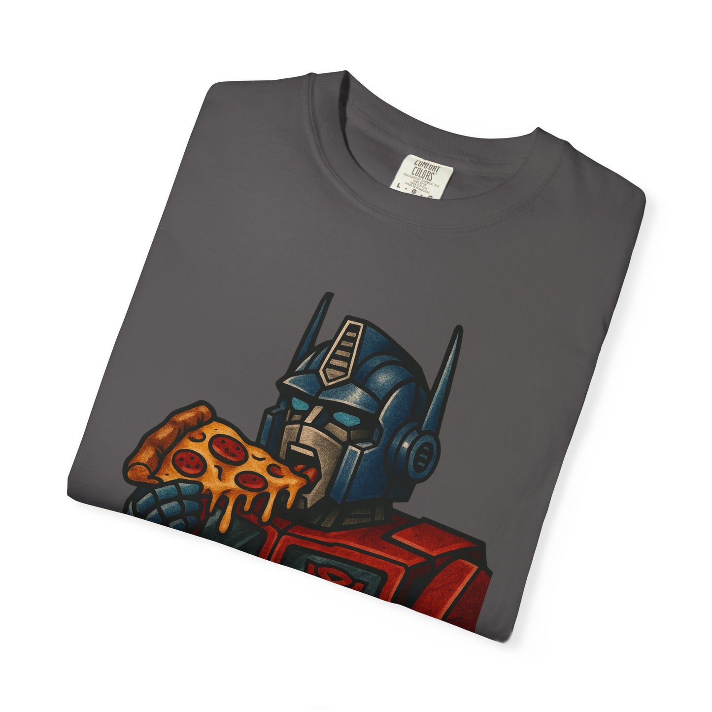 Pizza Time Bot Tee – Comfort Colors Unisex Garment-Dyed T-Shirt