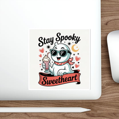 Stay Spooky Sweetheart Sticker – Die-Cut Vinyl Sticker