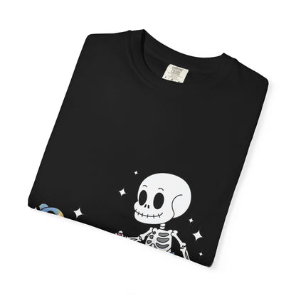 Dino Walk Tee – Skeleton Walking Rainbow Dinosaur Shirt