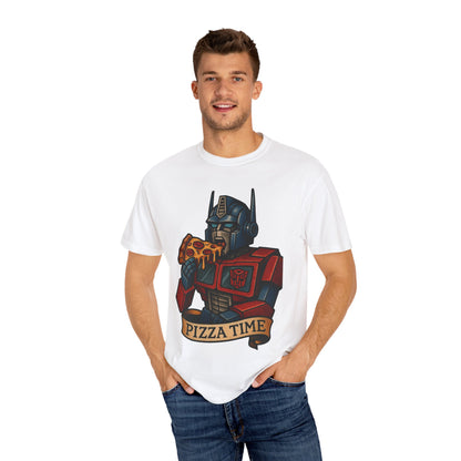 Pizza Time Bot Tee – Comfort Colors Unisex Garment-Dyed T-Shirt