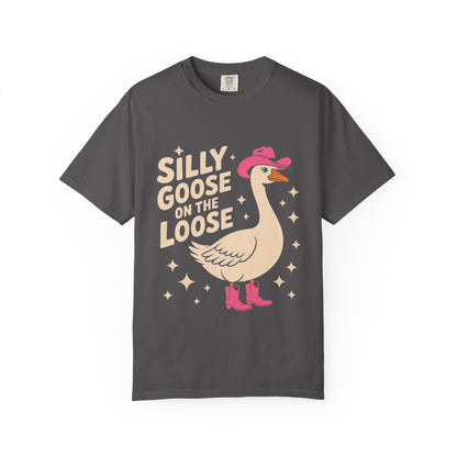 Silly Goose on the Loose Tee – Funny Cowboy Comfort Colors T-Shirt