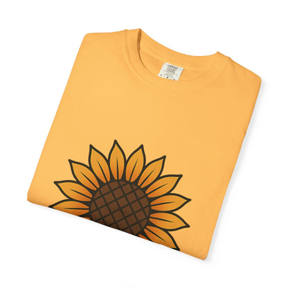 Sunflower Flash Tattoo Tee – Comfort Colors Unisex Garment-Dyed T-Shirt