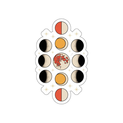 Lunar Phases Sticker – Die-Cut Vinyl Sticker