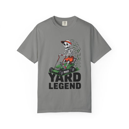 Yard Legend Skeleton Tee – Funny Lawn Mowing Comfort Colors T-Shirt