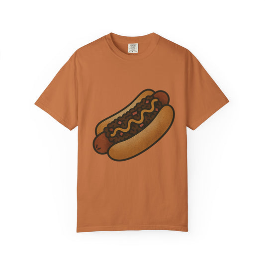 Chili Dog Tattoo Tee – Comfort Colors Unisex Garment-Dyed T-Shirt
