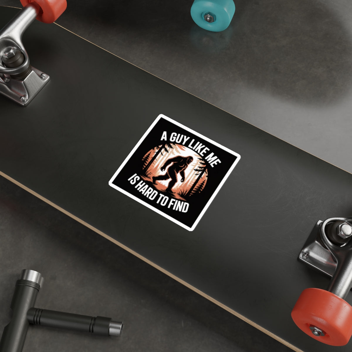 Bigfoot in the Woods Sticker – Die-Cut Vinyl Sticker