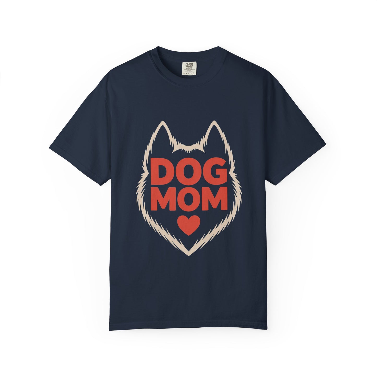Dog Mom Heart Tee – Minimal Pet Parent Shirt