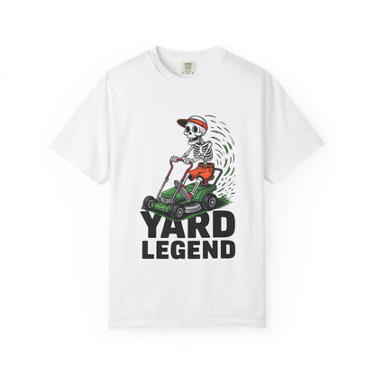 Yard Legend Skeleton Tee – Funny Lawn Mowing Comfort Colors T-Shirt