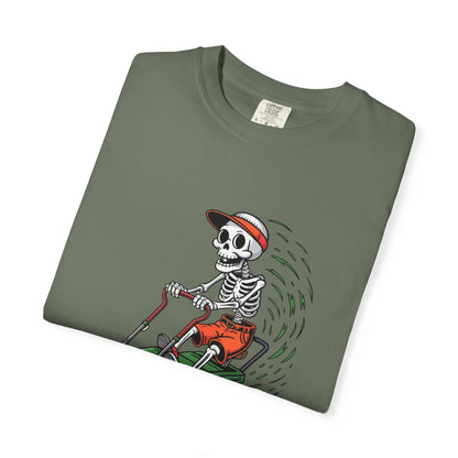 Yard Legend Skeleton Tee – Funny Lawn Mowing Comfort Colors T-Shirt