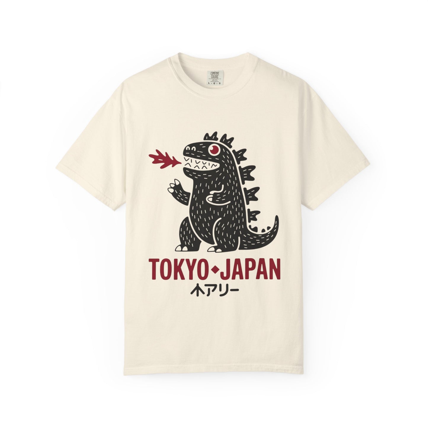 Tokyo Kaiju Tee – Cute Fire-Breathing Monster Graphic Shirt