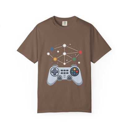 Game Galaxy Tee – Cosmic Gaming Controller Comfort Colors T-Shirt