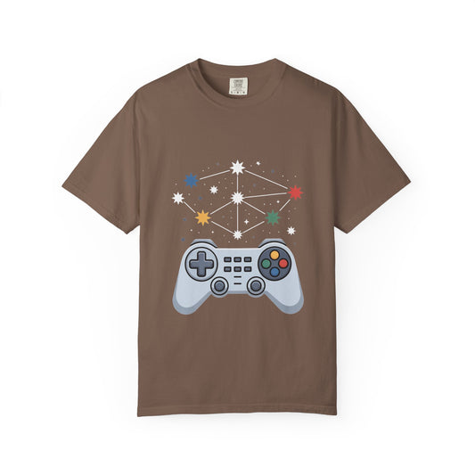 Game Galaxy Tee – Cosmic Gaming Controller Comfort Colors T-Shirt