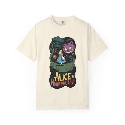 Alice in Nightmareland Tee – Dark Fairy Tale Comfort Colors Shirt