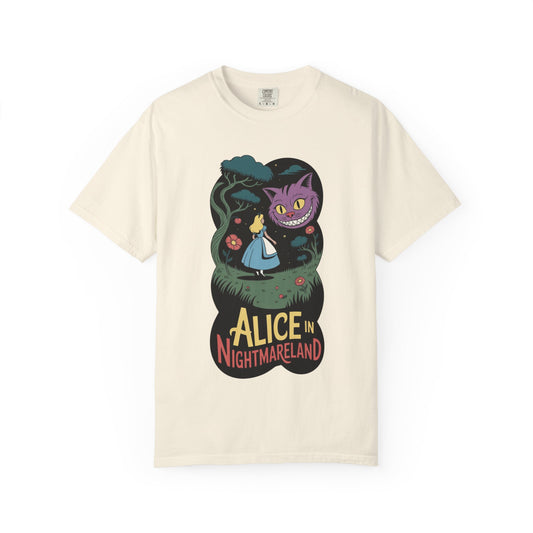 Alice in Nightmareland Tee – Dark Fairy Tale Comfort Colors Shirt