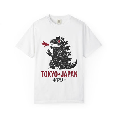 Tokyo Kaiju Tee – Cute Fire-Breathing Monster Graphic Shirt