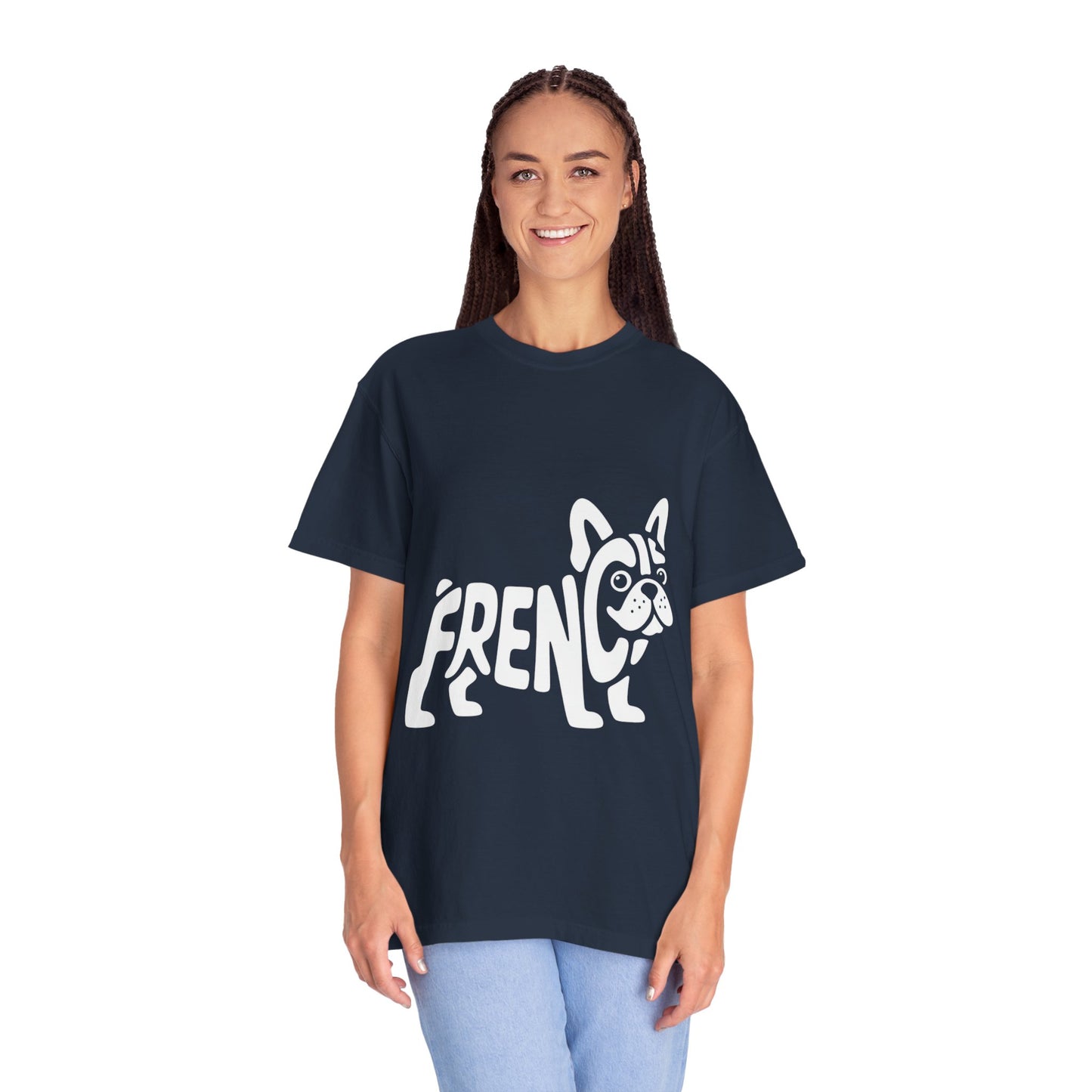 Frenchie Silhouette Tee – Bold French Bulldog Graphic Shirt
