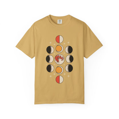 Lunar Phases Tee – Vintage Moon Cycle Graphic Shirt
