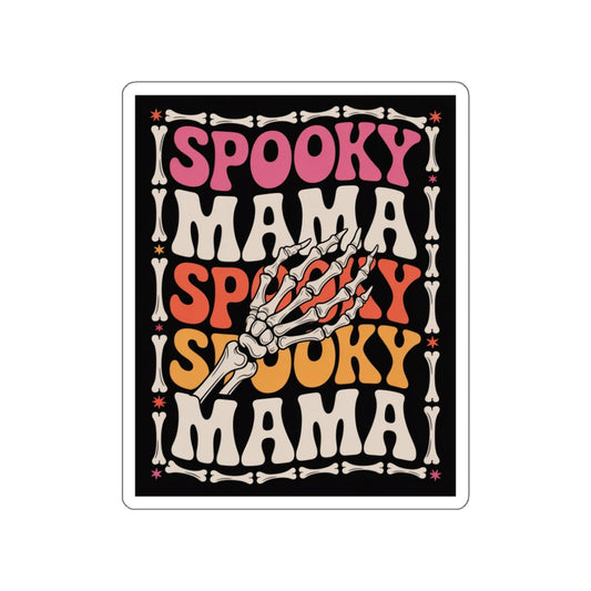 Spooky Mama Sticker – Die-Cut Vinyl Sticker