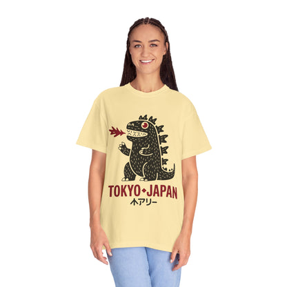 Tokyo Kaiju Tee – Cute Fire-Breathing Monster Graphic Shirt