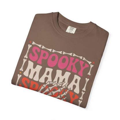 Spooky Mama Tee – Retro Halloween Skeleton Shirt