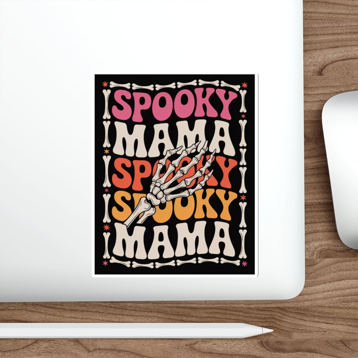 Spooky Mama Sticker – Die-Cut Vinyl Sticker