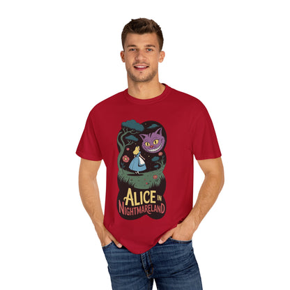 Alice in Nightmareland Tee – Dark Fairy Tale Comfort Colors Shirt