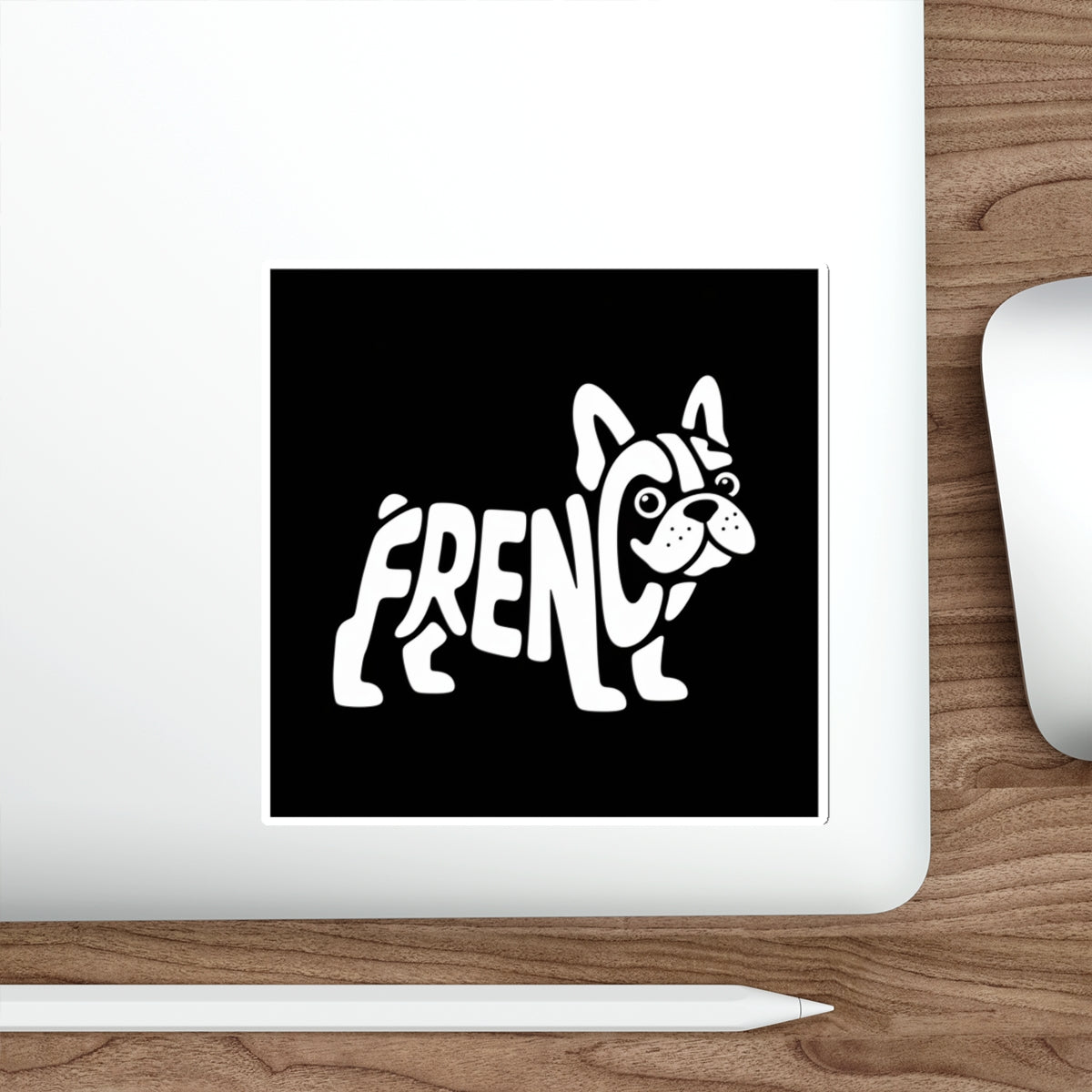 Frenchie Silhouette Sticker – Die-Cut Vinyl Sticker