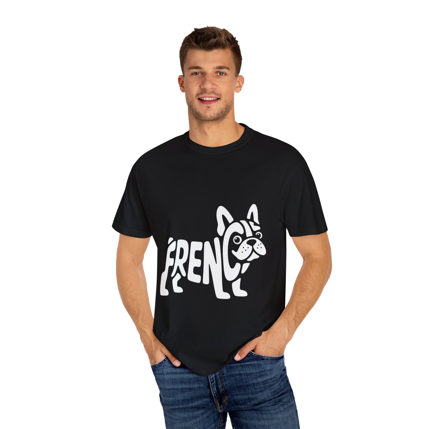Frenchie Silhouette Tee – Bold French Bulldog Graphic Shirt