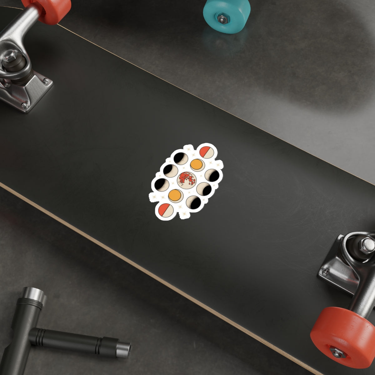 Lunar Phases Sticker – Die-Cut Vinyl Sticker