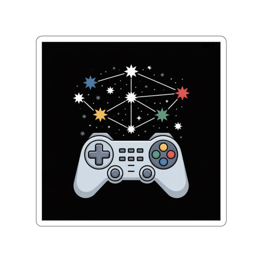 Game Galaxy Sticker – Die-Cut Vinyl Sticker