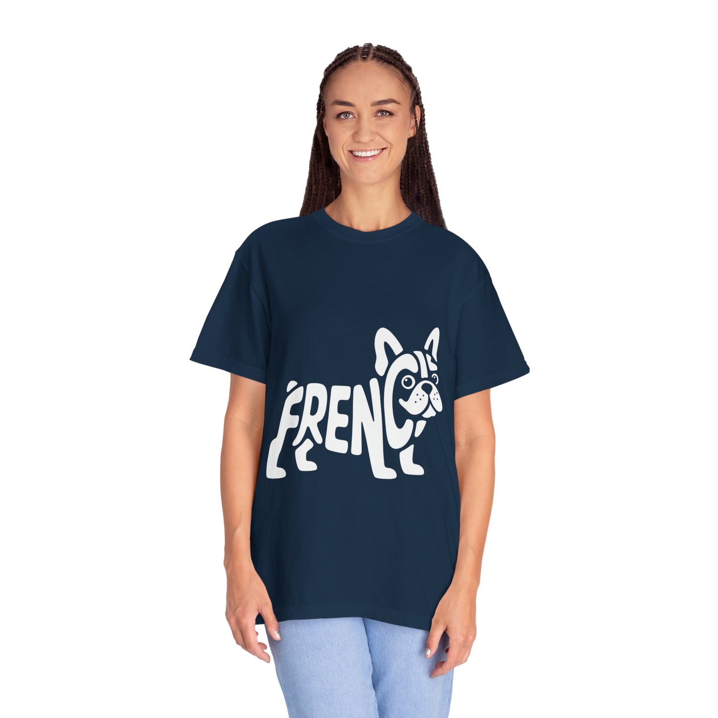 Frenchie Silhouette Tee – Bold French Bulldog Graphic Shirt