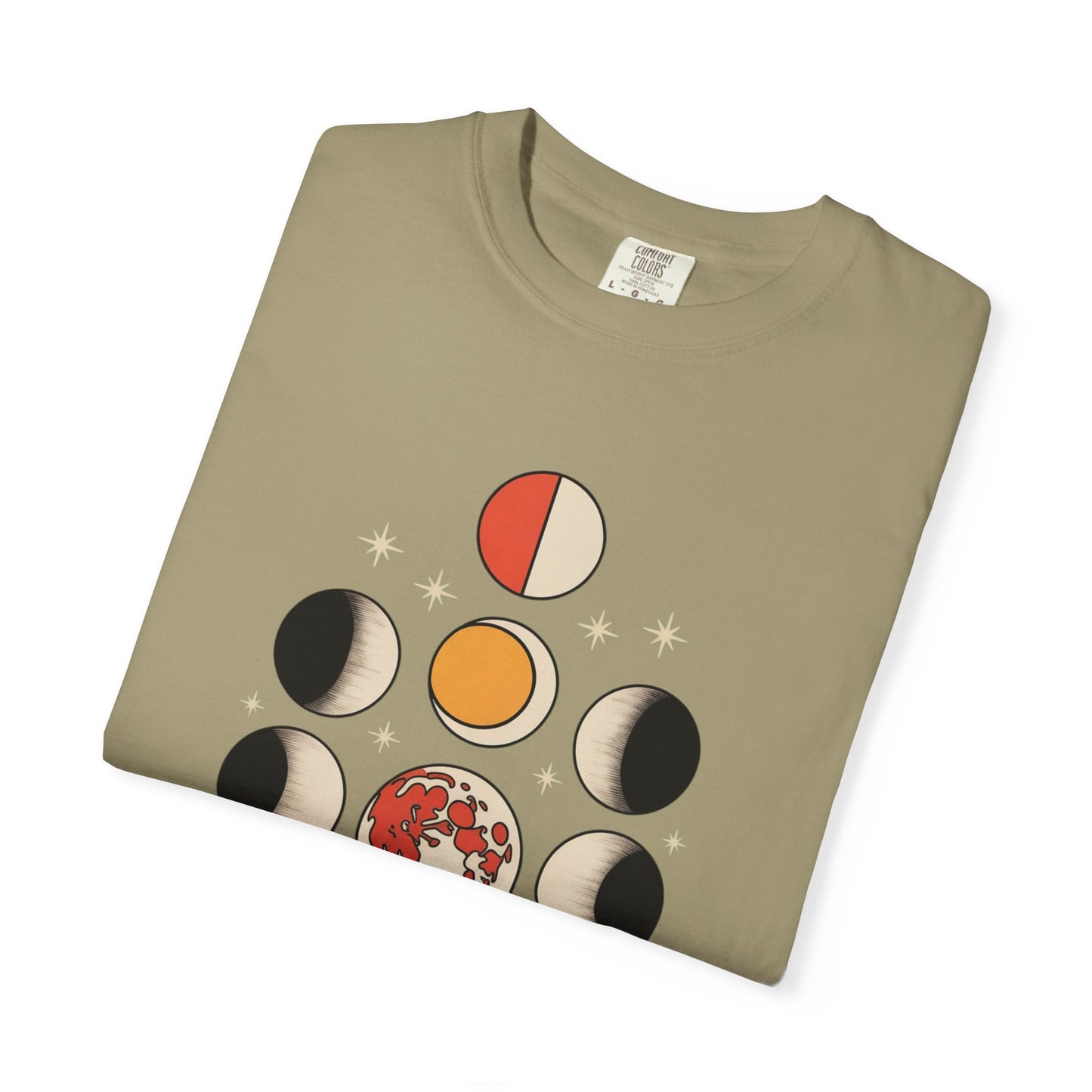 Lunar Phases Tee – Vintage Moon Cycle Graphic Shirt