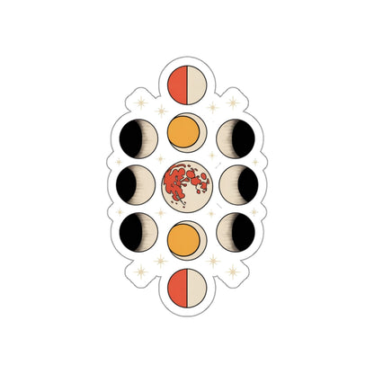 Lunar Phases Sticker – Die-Cut Vinyl Sticker