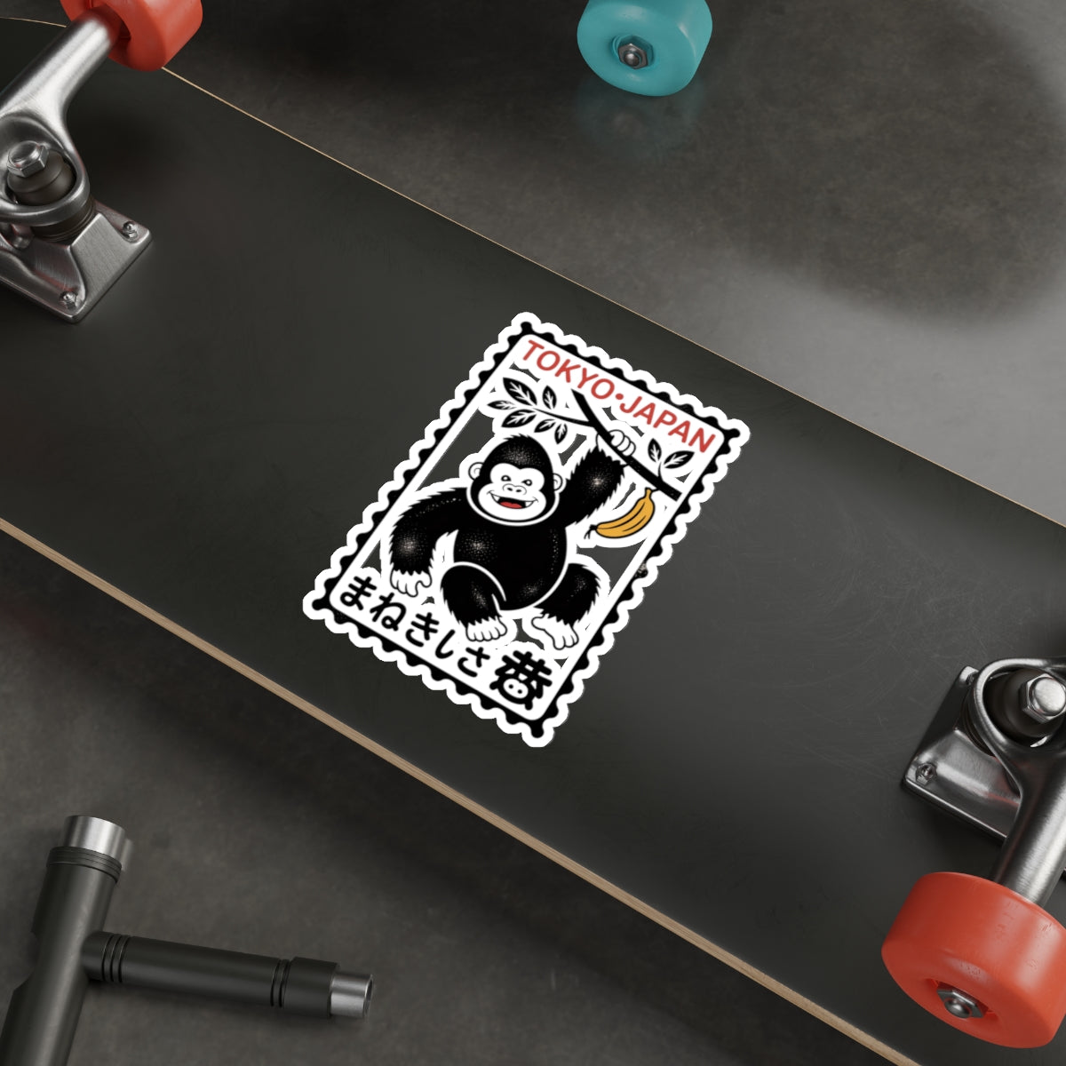 Tokyo Banana Gorilla Sticker – Die-Cut Vinyl Sticker