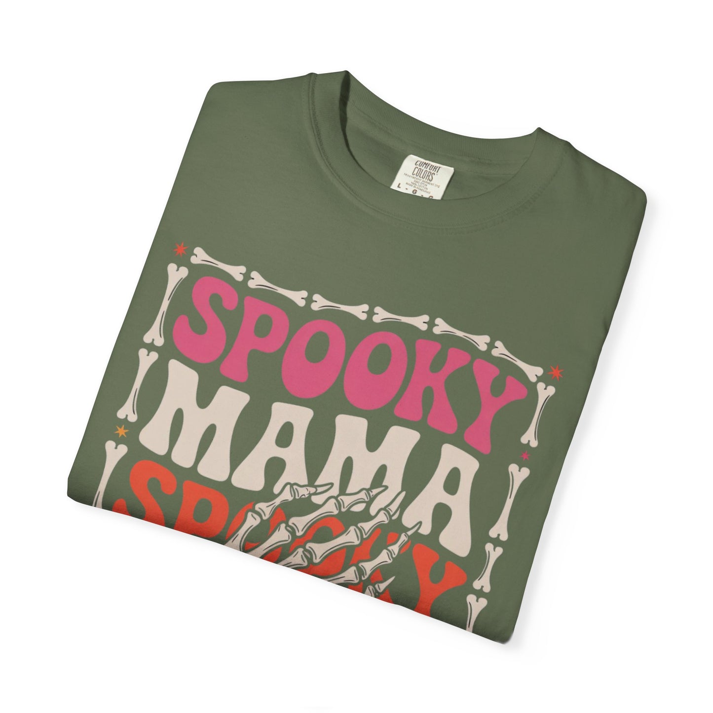 Spooky Mama Tee – Retro Halloween Skeleton Shirt