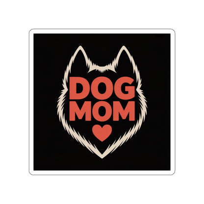 Dog Mom Heart Sticker – Die-Cut Vinyl Sticker