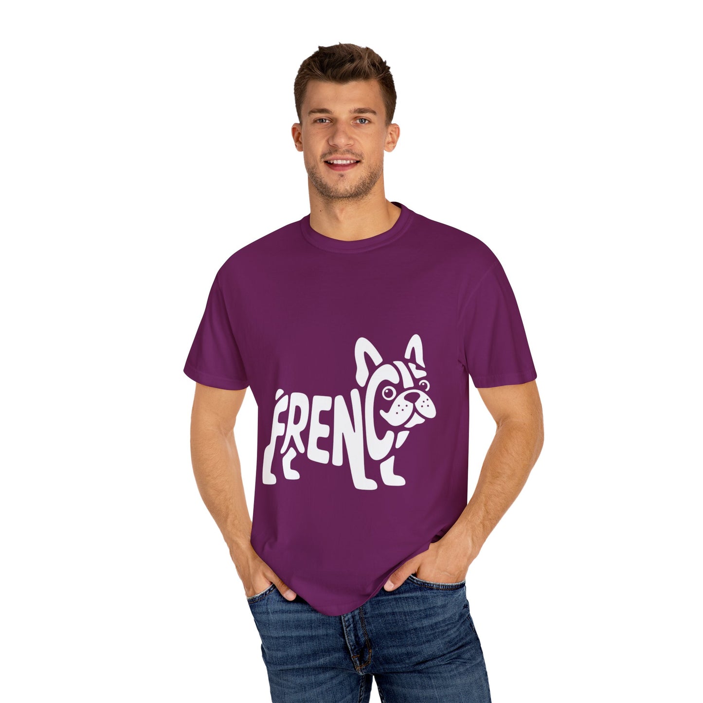 Frenchie Silhouette Tee – Bold French Bulldog Graphic Shirt