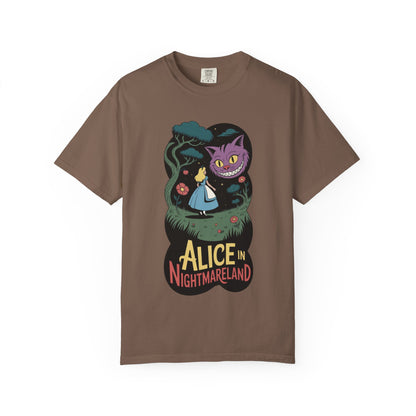 Alice in Nightmareland Tee – Dark Fairy Tale Comfort Colors Shirt