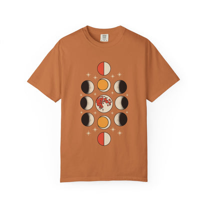 Lunar Phases Tee – Vintage Moon Cycle Graphic Shirt