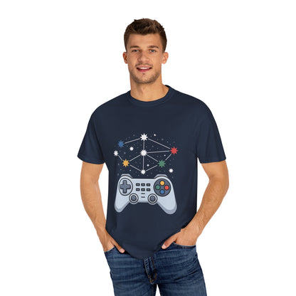 Game Galaxy Tee – Cosmic Gaming Controller Comfort Colors T-Shirt
