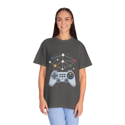 Game Galaxy Tee – Cosmic Gaming Controller Comfort Colors T-Shirt
