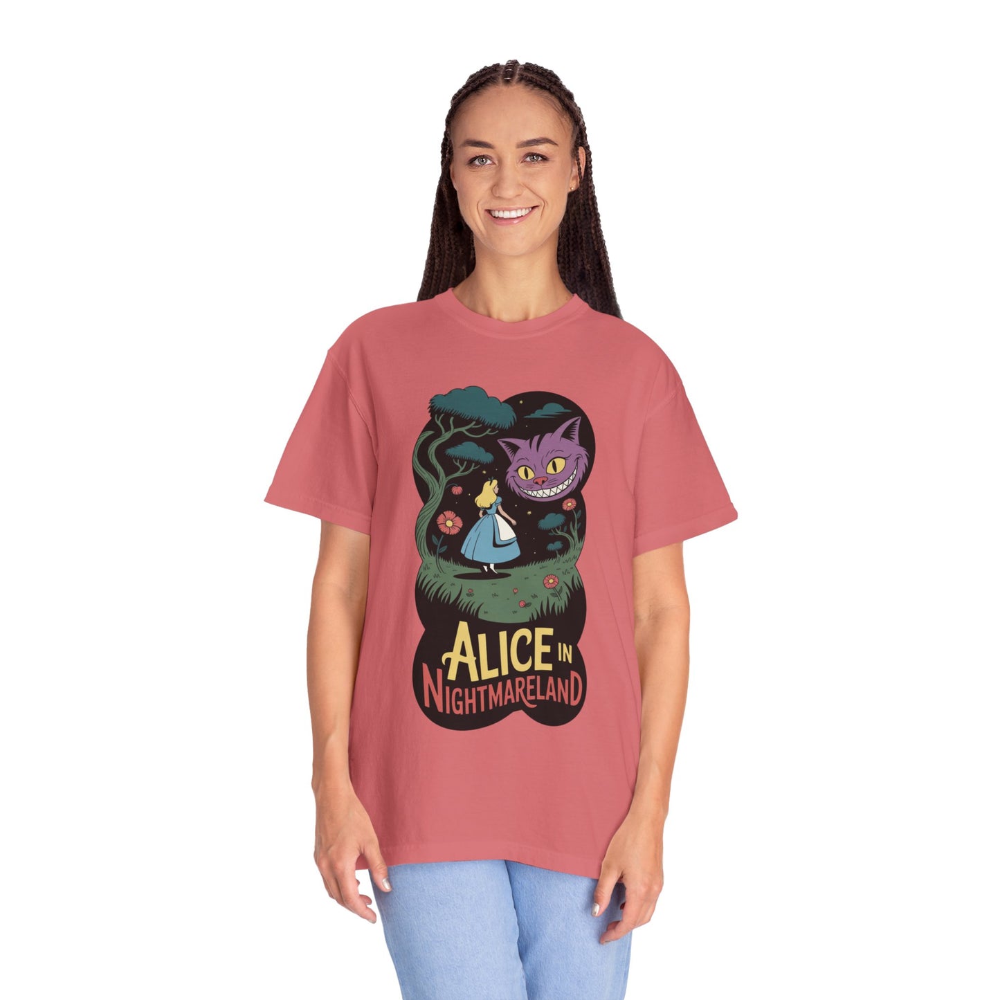Alice in Nightmareland Tee – Dark Fairy Tale Comfort Colors Shirt