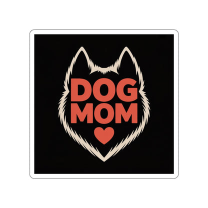 Dog Mom Heart Sticker – Die-Cut Vinyl Sticker