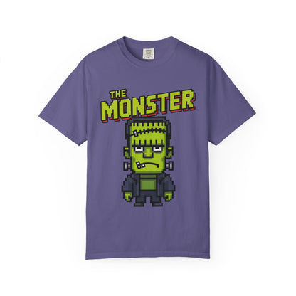 The Monster Pixel Art Tee – Retro Frankenstein Gaming Shirt